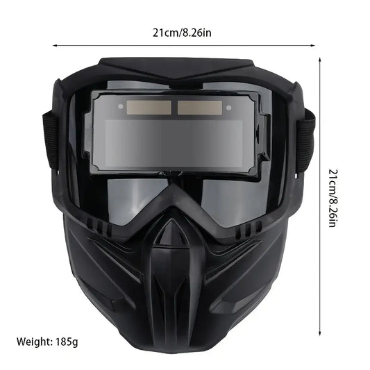 Automatic Dimming Full Face Welding Mask with Thermal Imaging